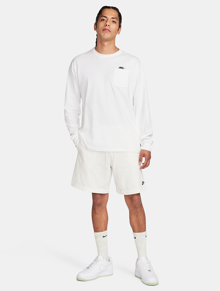 Шорты мужские Nike M NK CLUB KNIT SHORT белые FQ4359-133 изображение 3