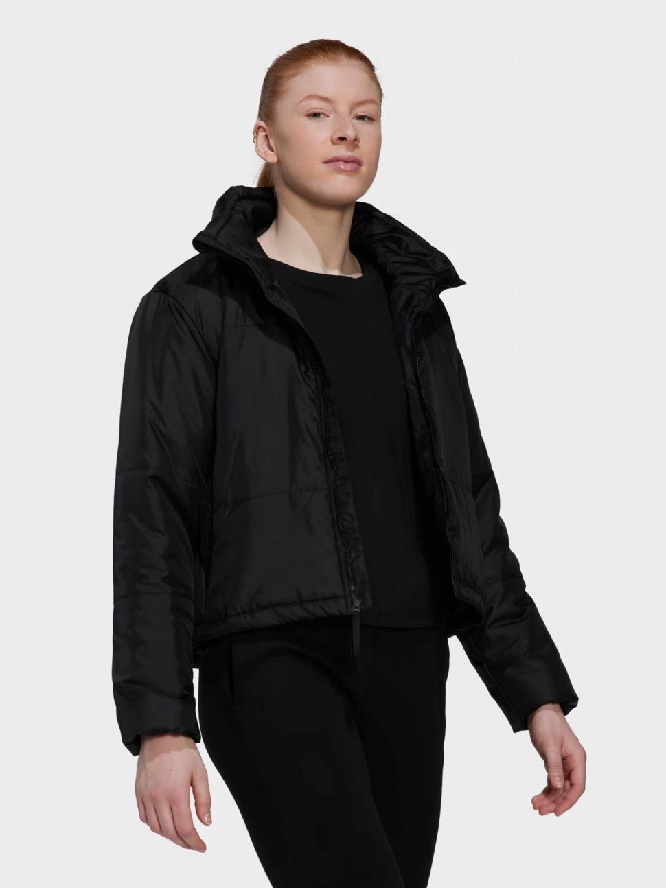 Куртка жіноча Adidas W BSC PADDED J чорна HG8757 — фото 5