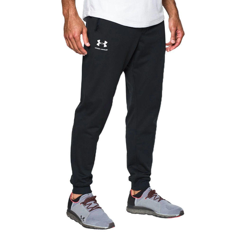 Брюки мужские Under Armour SPORTSTYLE TRICOT JOGGER черные 1290261-001 изображение 1