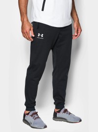 Брюки мужские Under Armour SPORTSTYLE TRICOT JOGGER черные 1290261-001 изображение 7