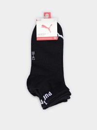 Носки мужские Puma PUMA UNISEX QUARTER PLAIN 3P черные 93858906 изображение 2