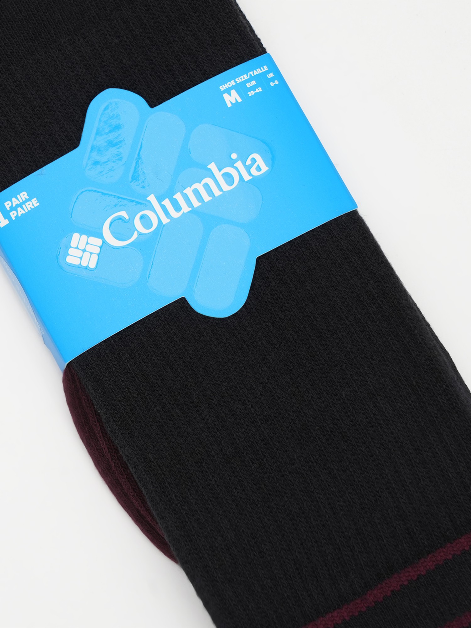 Носки Columbia Crew 2 tones черные S7019483-BLK изображение 2