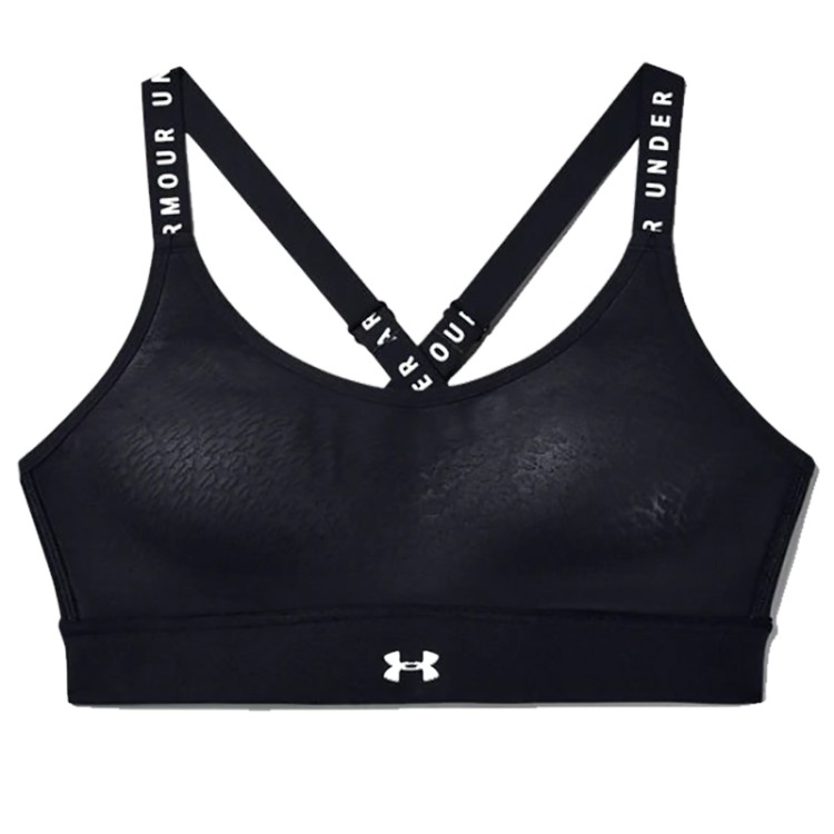 Бра спортивный Under Armour Limitless Mid черный 1351990-001 изображение 1