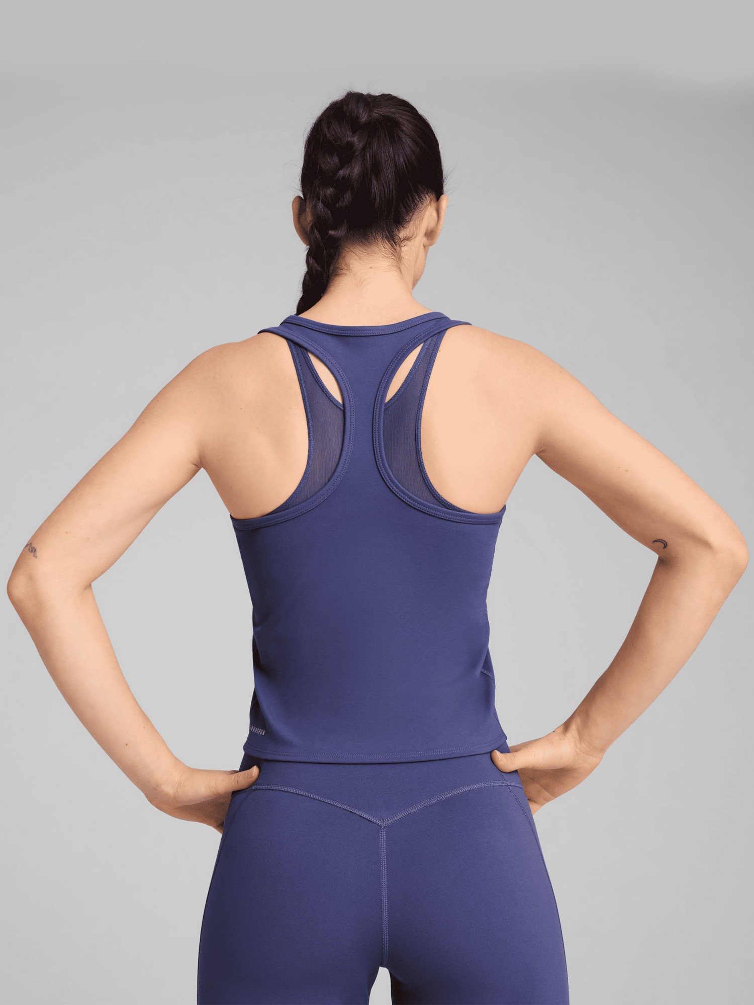 Майка женская Puma W CLOUDSPUN MESH 2:1 TANK фиолетовая 52664546 изображение 3