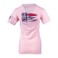 Футболка жіноча Geographical Norway рожева SQ642F-600 изображение 3