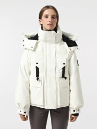 Куртка жіноча Larum Slicker біла 302519-100 изображение 2