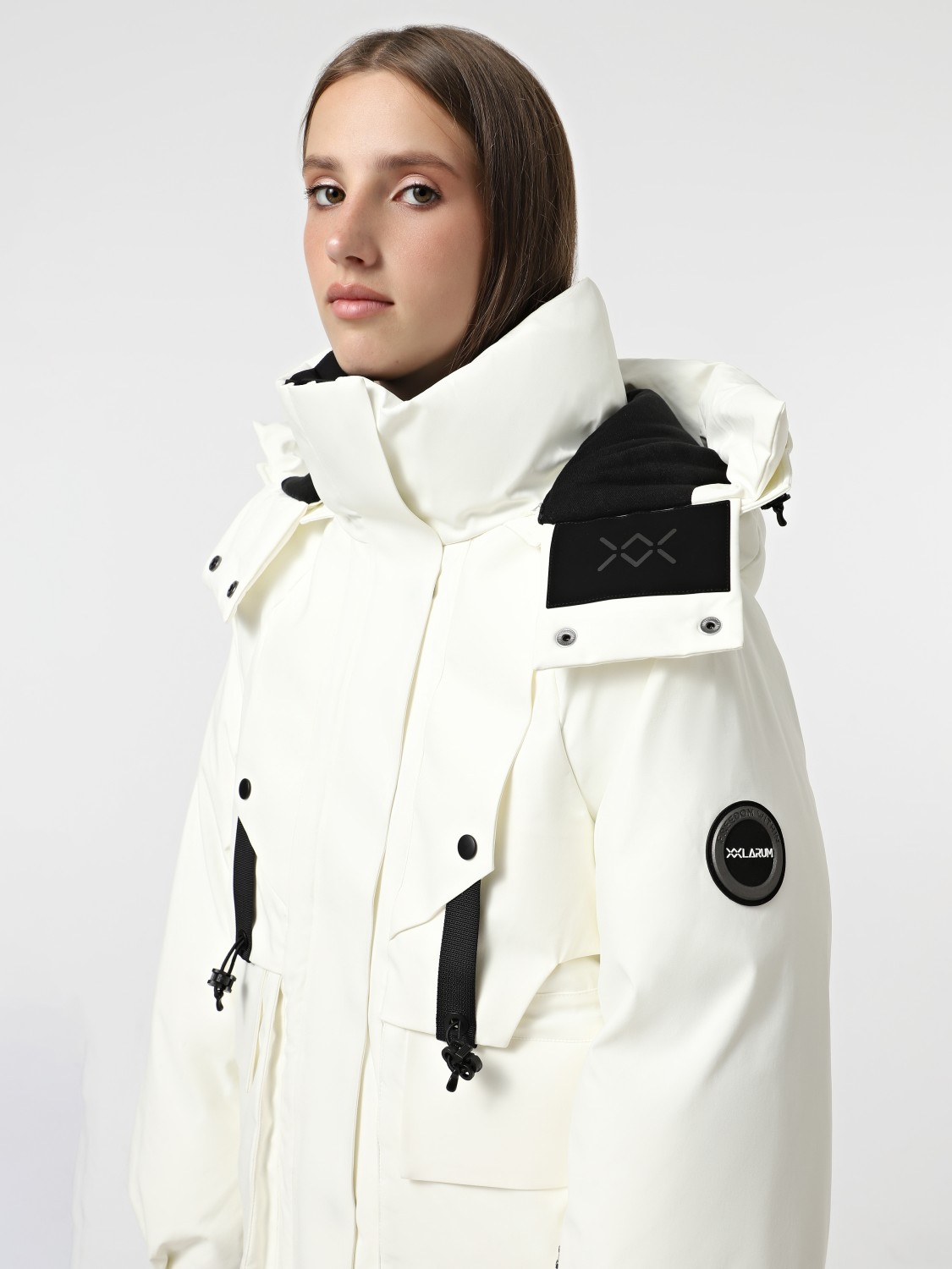 Куртка женская Larum Slicker белая 302519-100 изображение 4