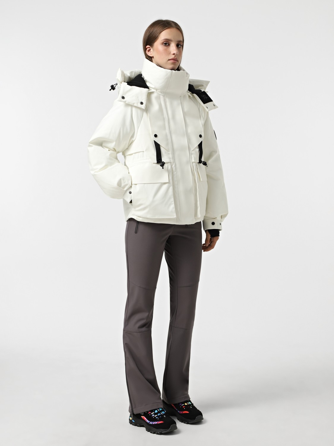 Куртка женская Larum Slicker белая 302519-100 изображение 6