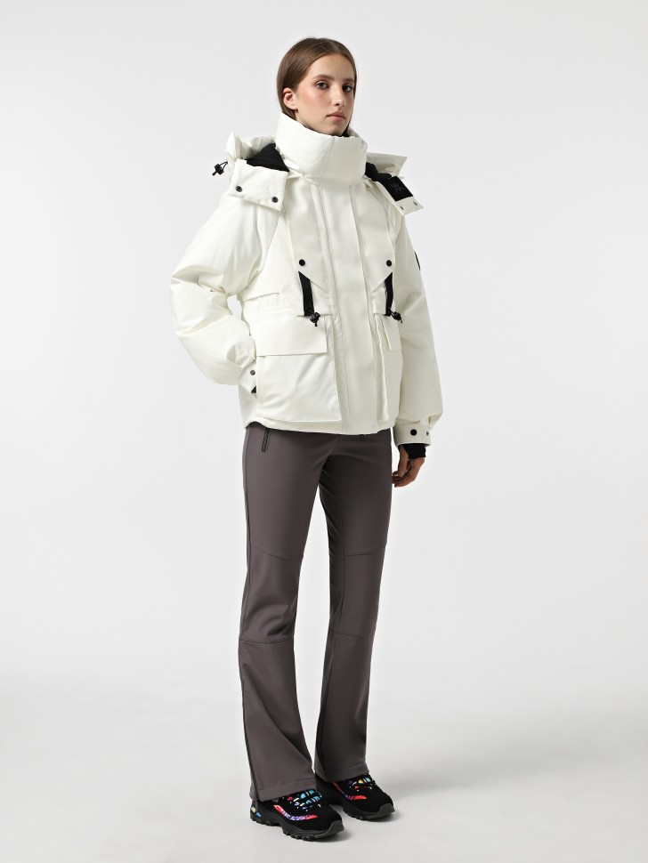 Куртка жіноча Larum Slicker біла 302519-100 изображение 6