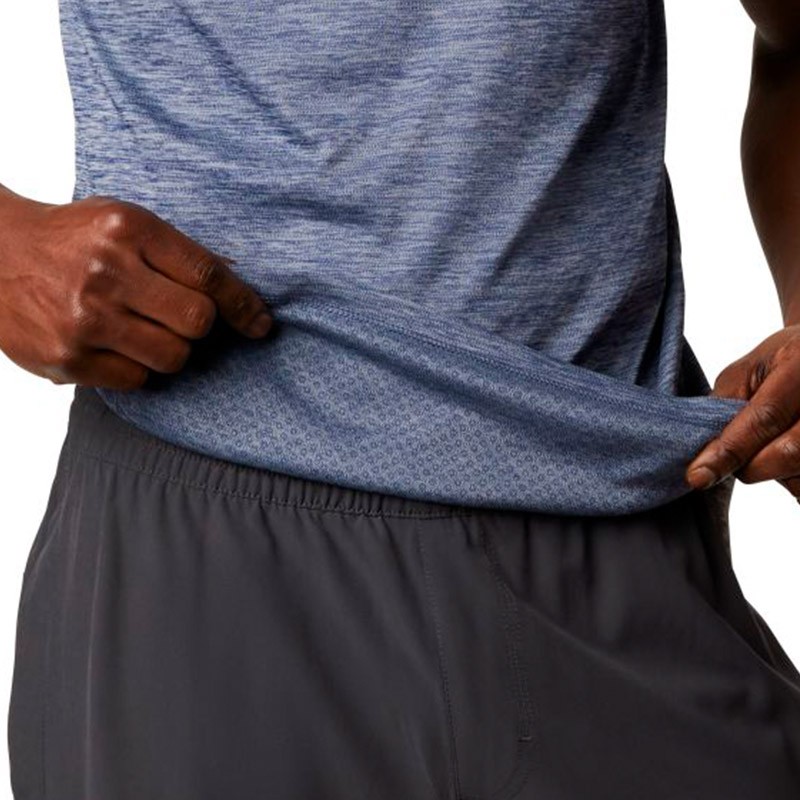 Футболка мужская Columbia Zero Rules ™ Short Sleeve Shirt синяя 1533313-469 изображение 3