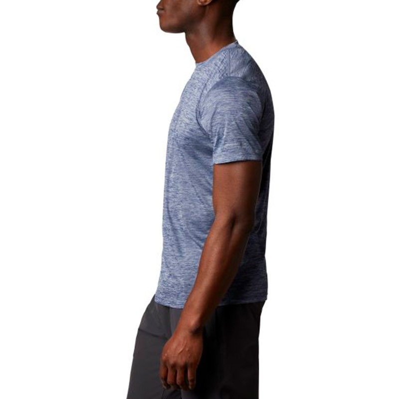 Футболка мужская Columbia Zero Rules ™ Short Sleeve Shirt синяя 1533313-469 изображение 4