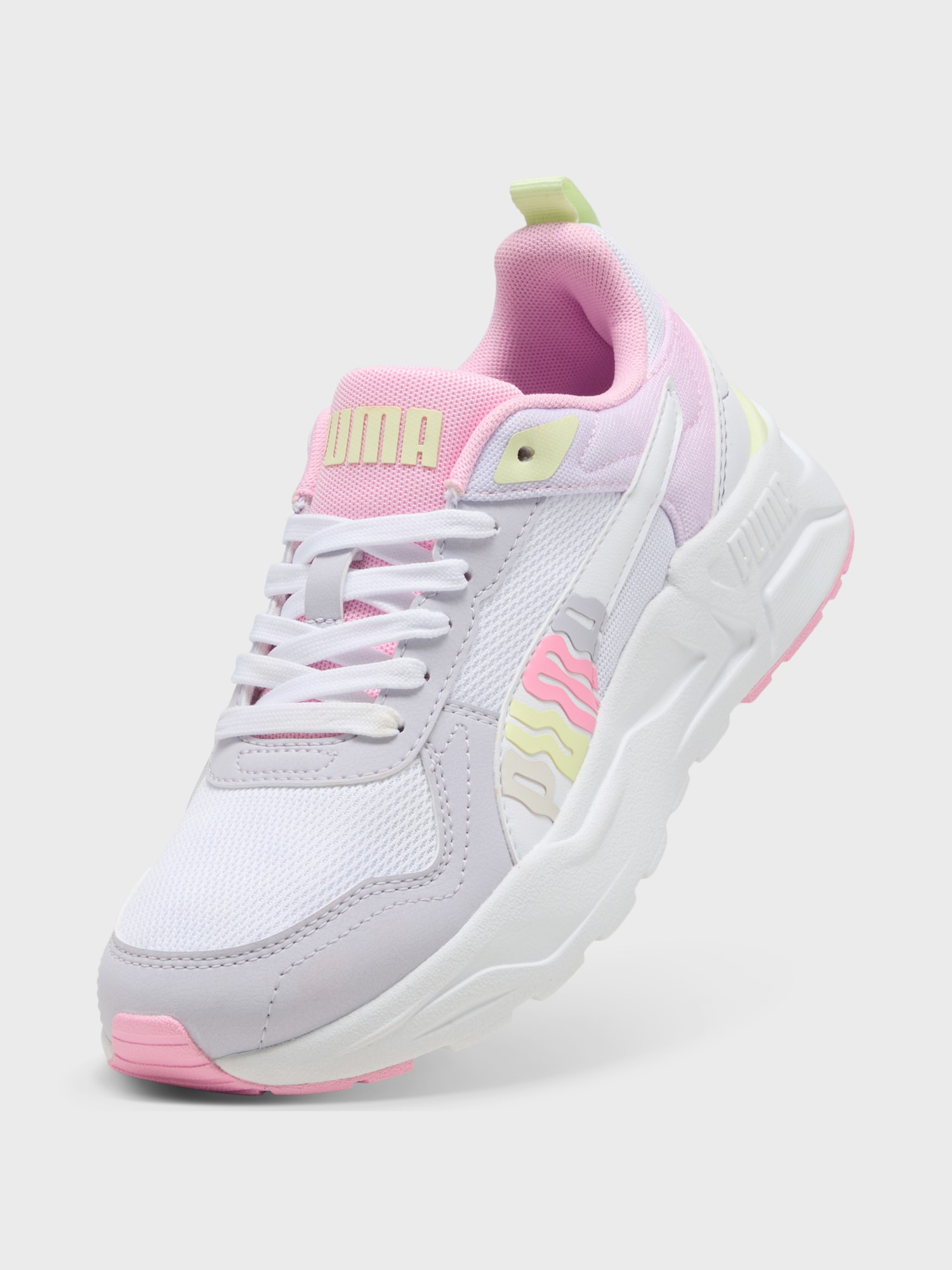 Кроссовки детские Puma Trinity 2 LT Come On Jr белые 40501902 изображение 5