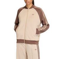 Толстовка жіноча Adidas SST LOOSE TT бежева KD8825 изображение 1