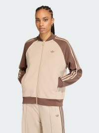 Толстовка жіноча Adidas SST LOOSE TT бежева KD8825 изображение 2