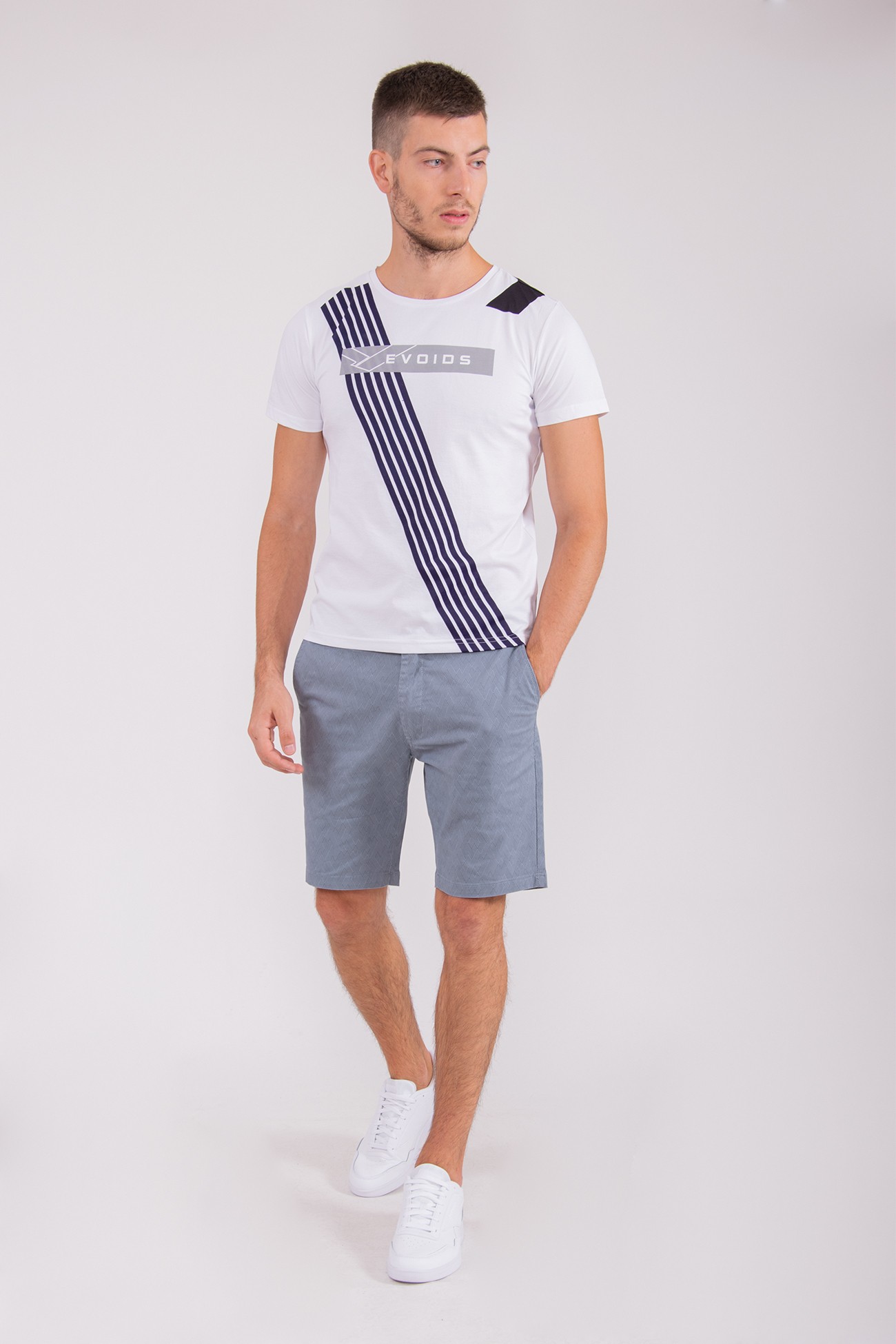 Шорти чоловічі Evoids Sarin сірі 362101-011  изображение 6