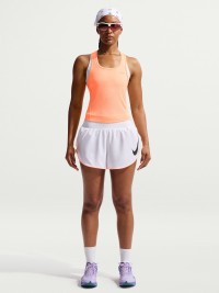 Майка жіноча Nike W NK TEMPO DF CRP MESH TANK помаранчева IF1480-852 изображение 2
