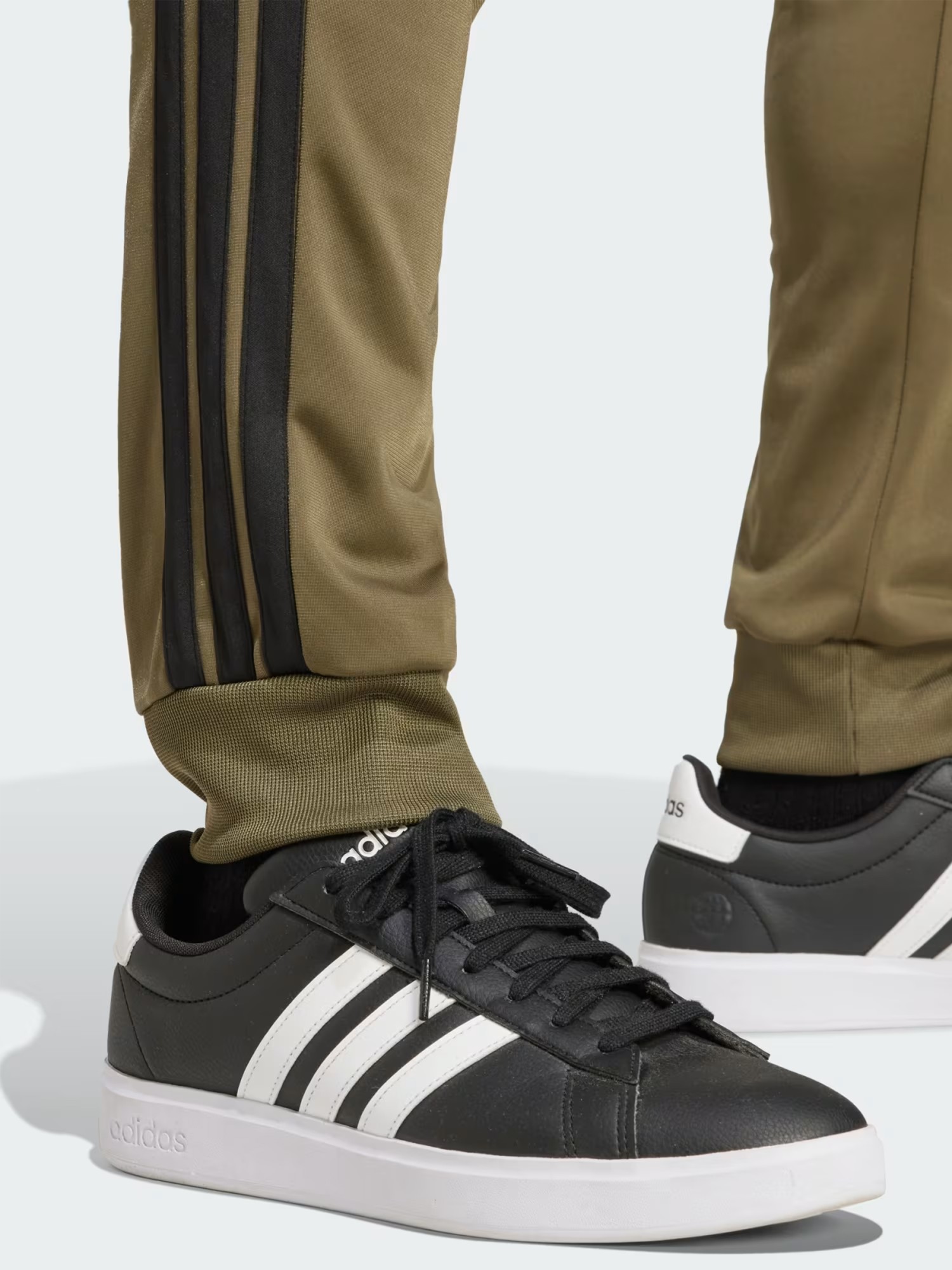 Костюм мужской Adidas M 3S TR TT TS оливковый JI8854 изображение 6