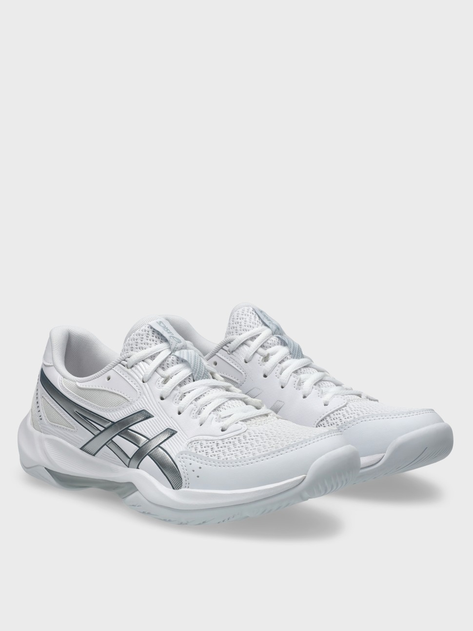 Кроссовки женские Asics GEL-ROCKET 12 белые 1072A119-101 — фото 3