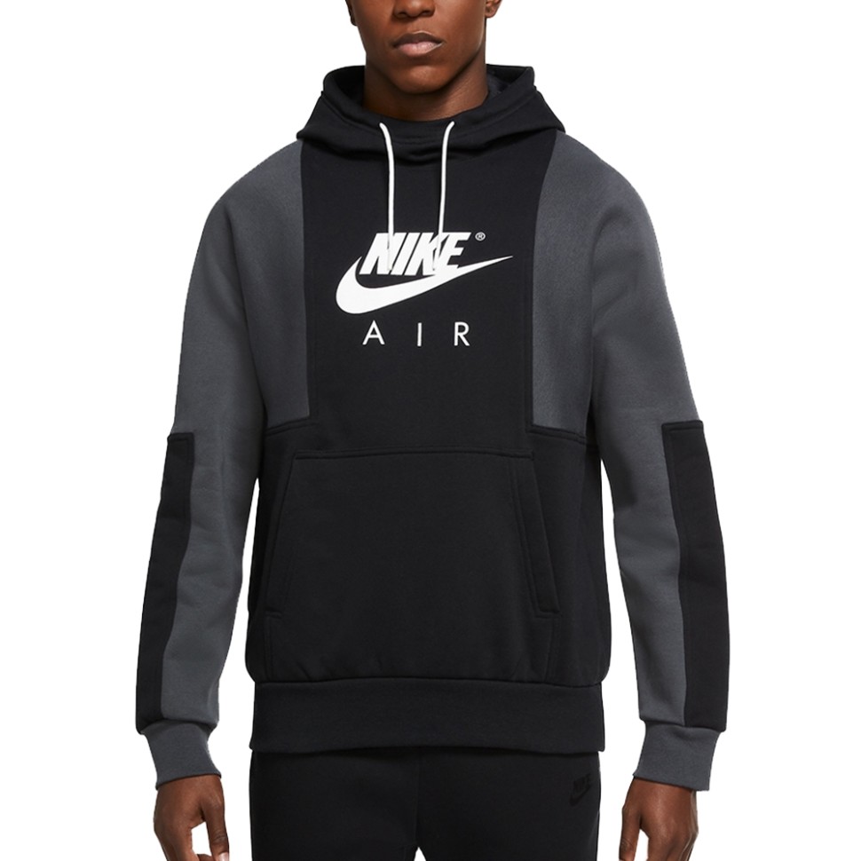 Толстовка мужская Nike M Nsw Nike Air Po Bb Hoodie черная DD6383-010