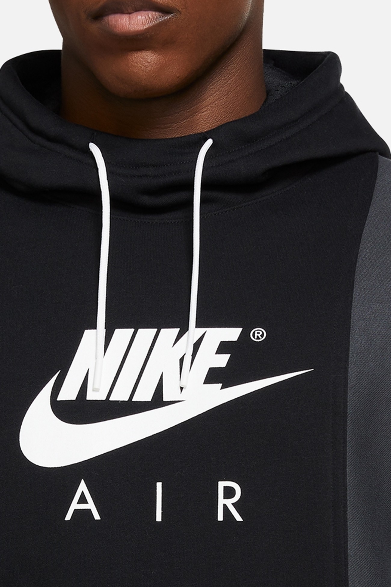 Толстовка мужская Nike M Nsw Nike Air Po Bb Hoodie черная DD6383-010 изображение 3