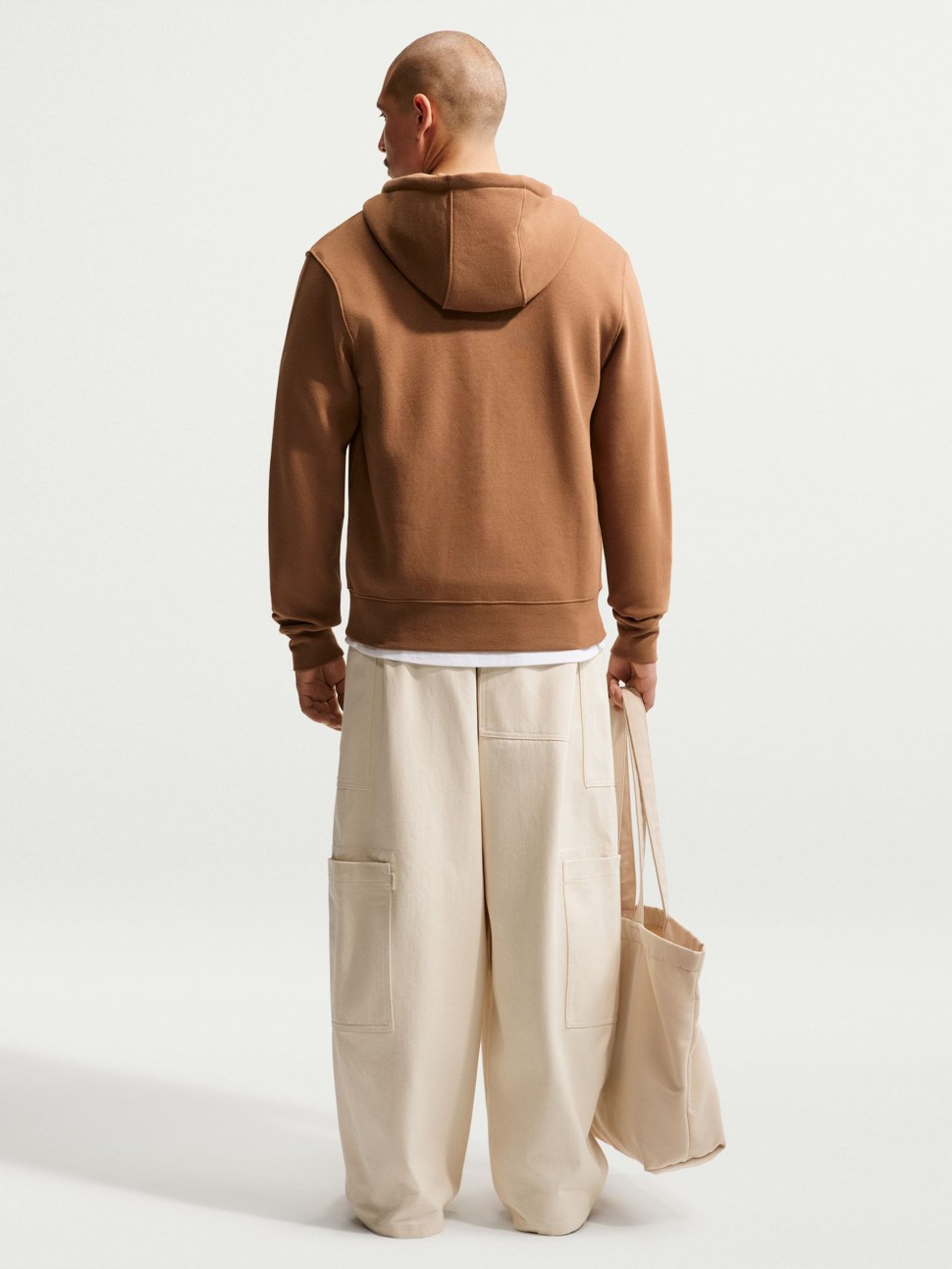 Толстовка чоловіча Nike M NK CLUB BB FZ HOODIE пісочна FN3861-270 — фото 3