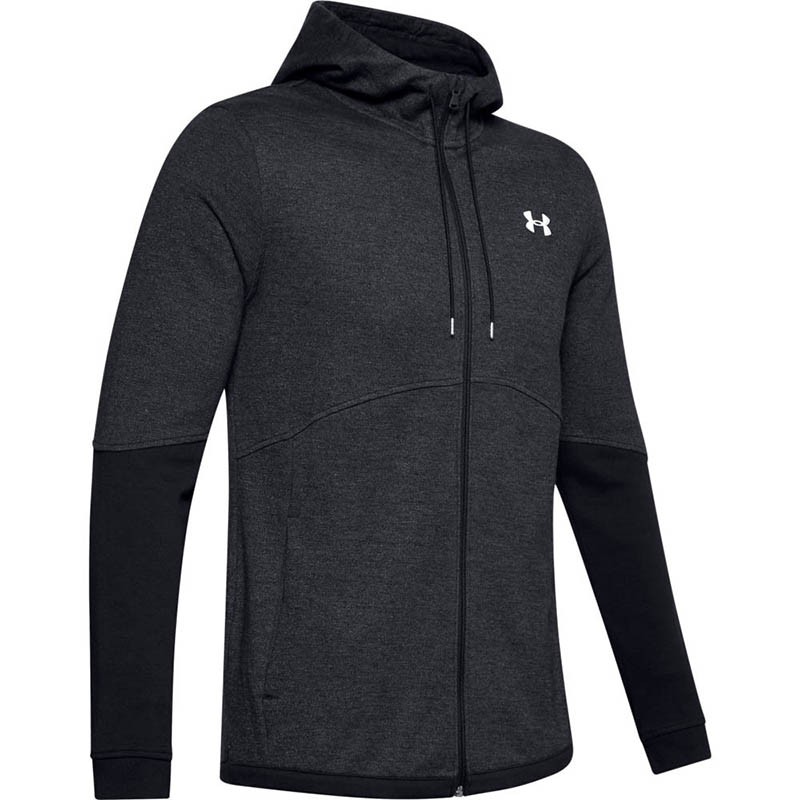 Толстовка мужская Under Armour DOUBLE KNIT FZ черная 1352012-001 изображение 1