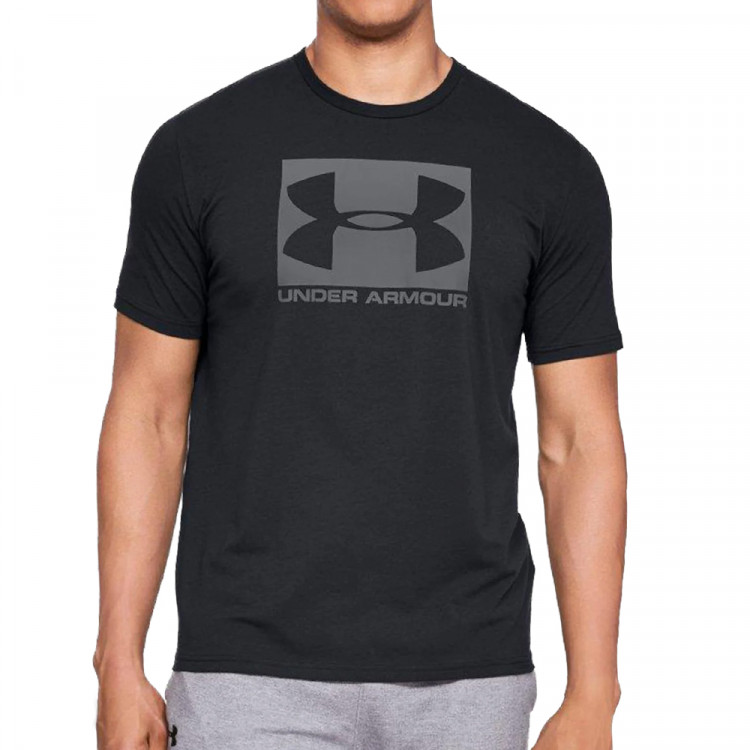 Футболка чоловіча Under Armour Ua Boxed Sportstyle Ss чорна 1329581-001 изображение 5