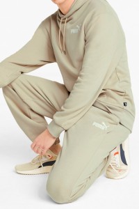 Штани чоловічі ESS+ Relaxed Sweatpants TR cl Putty бежеві 84741764 изображение 4