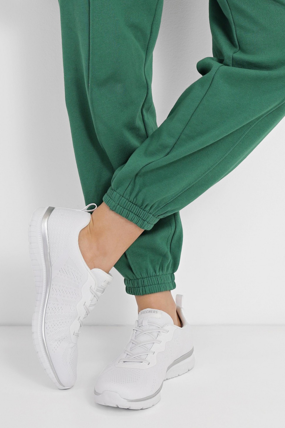  Кросівки жіночі Skechers Virtue білі 104413 WSL — фото 7