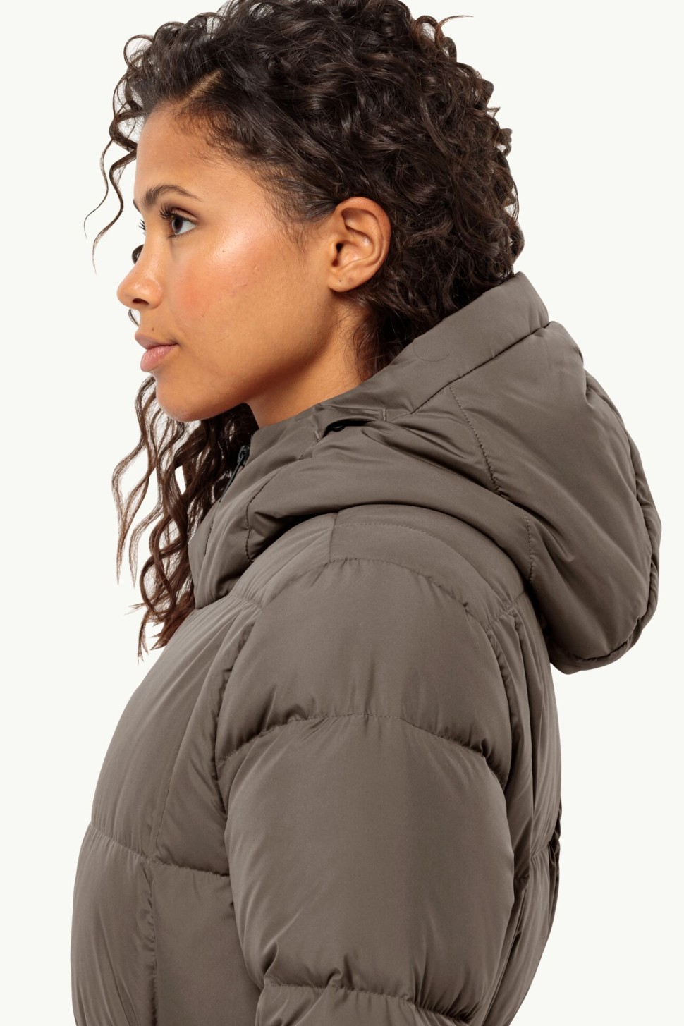 Куртка жіноча Jack Wolfskin FROZEN LAKE COAT W коричнева 1206132-5719 — фото 6