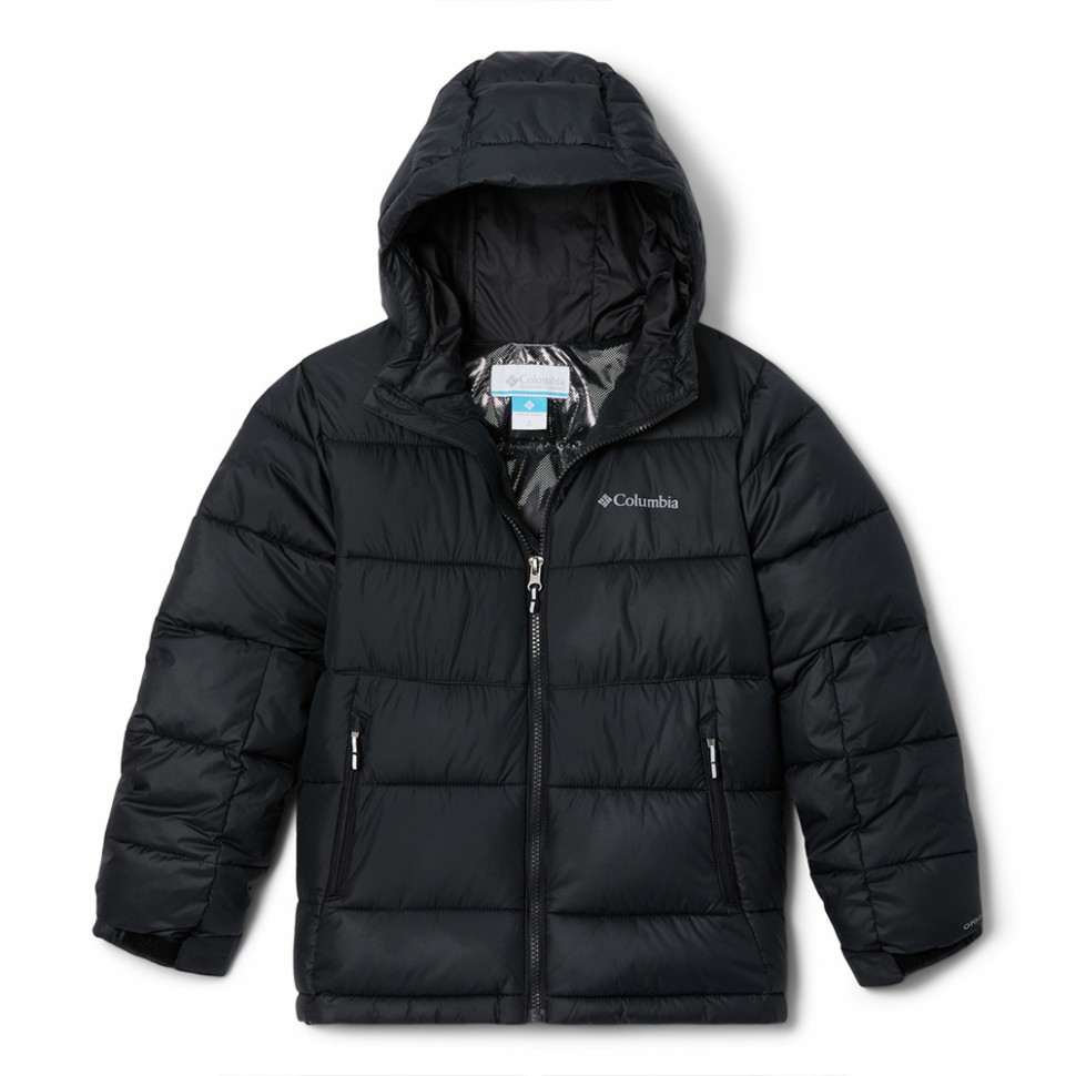 Куртка дитяча Columbia Pike Lake™ II Hooded Jacket чорна 2050351-010 — фото 1