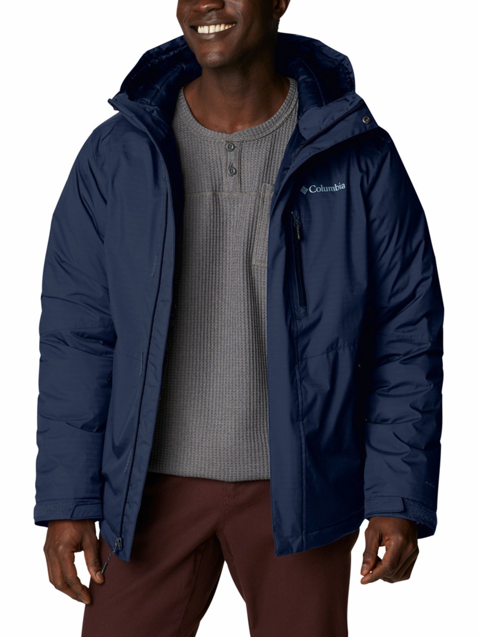 Куртка чоловіча Columbia Oak Harbor™ Insulated Jacket, Plus Size синя 1958663-464 — фото 2