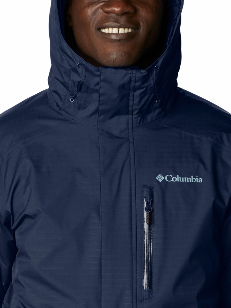 Куртка мужская Columbia Oak Harbor™ Insulated Jacket, Plus Size синяя 1958663-464 изображение 4