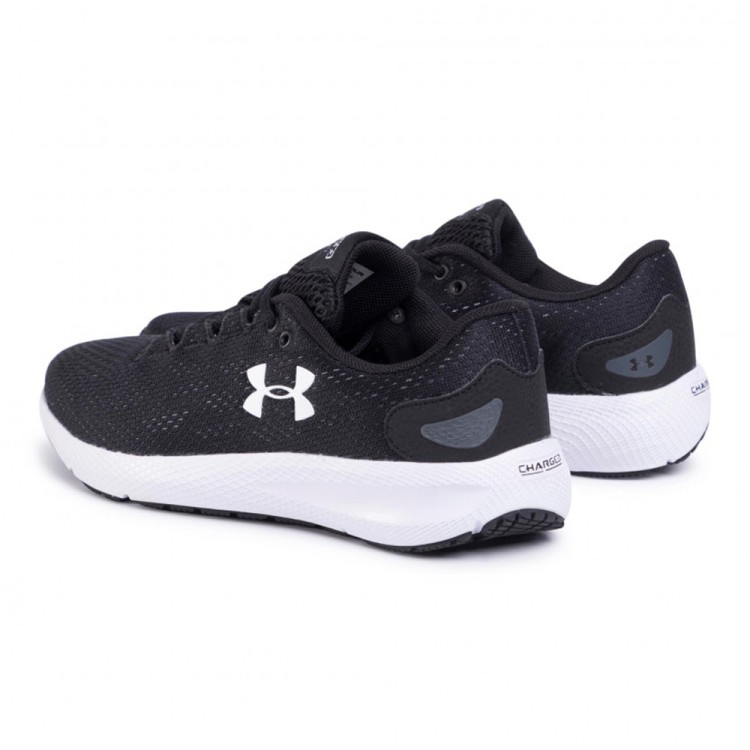 Кроссовки женские Under Armour Ua W Charged Pursuit 2-Blk черные 3022604-001 изображение 3