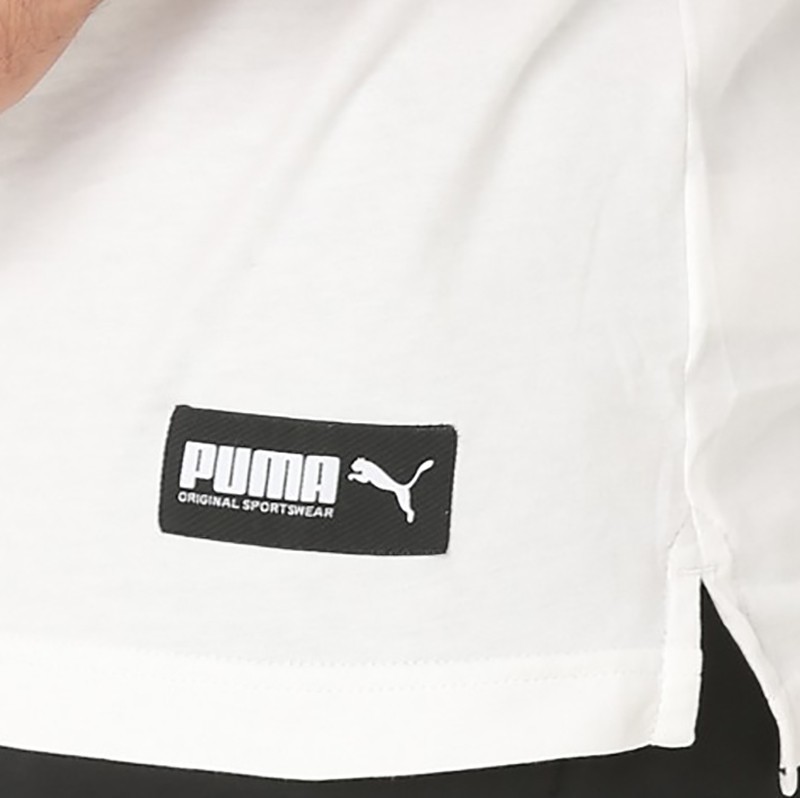 Футболка мужская Puma Athletics Tee белая 85410602 изображение 2