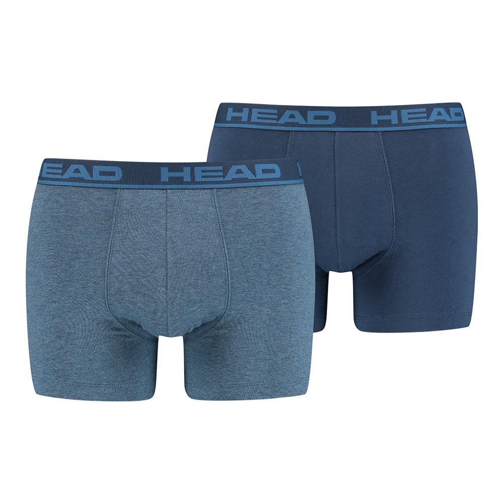 Боксеры мужские HEAD BASIC BOXER 2P синие 701202741003