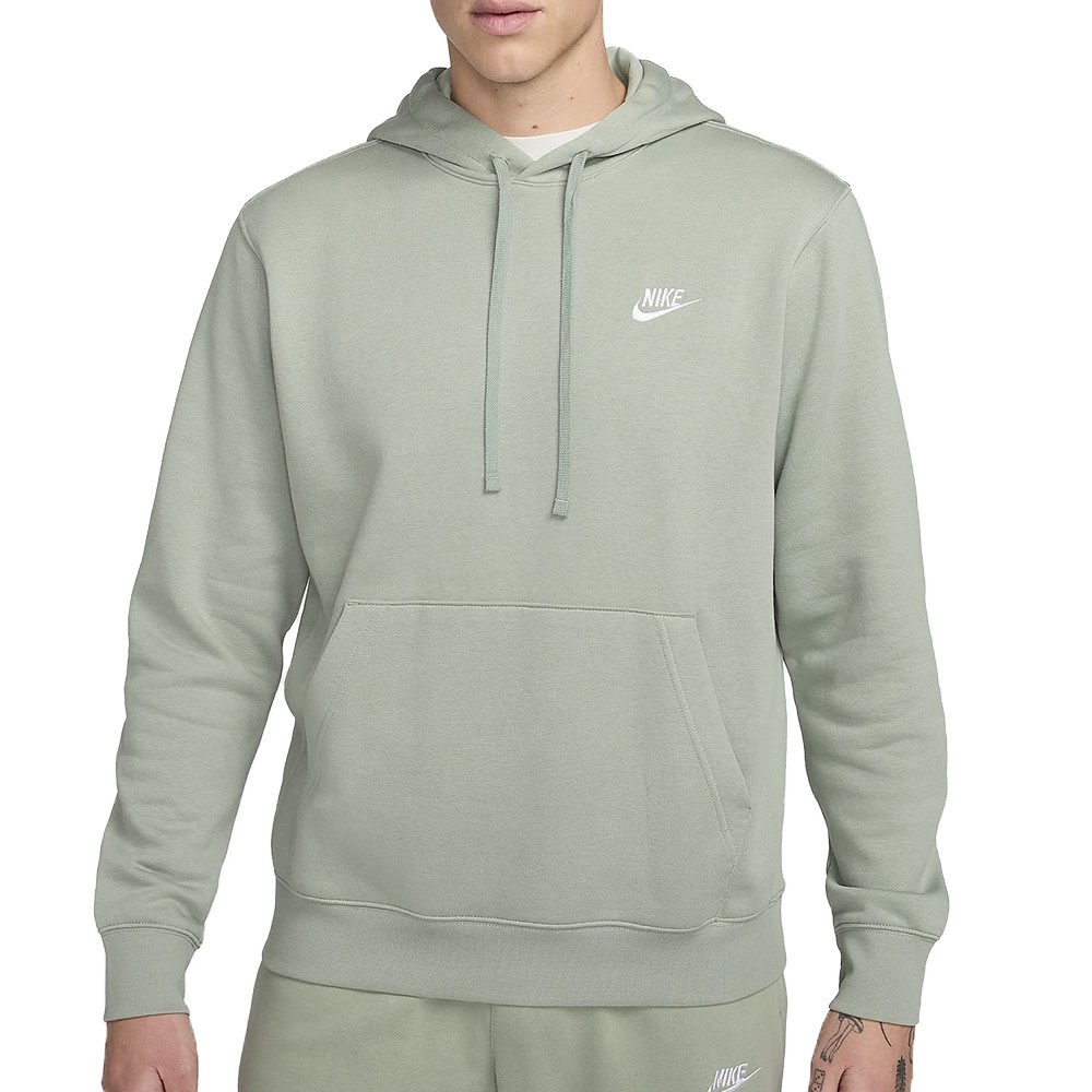 Толстовка мужская Nike M NSW CLUB HOODIE PO BB зеленая BV2654-371