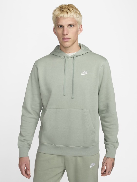 Толстовка чоловіча Nike M NSW CLUB HOODIE PO BB зелена BV2654-371 изображение 2