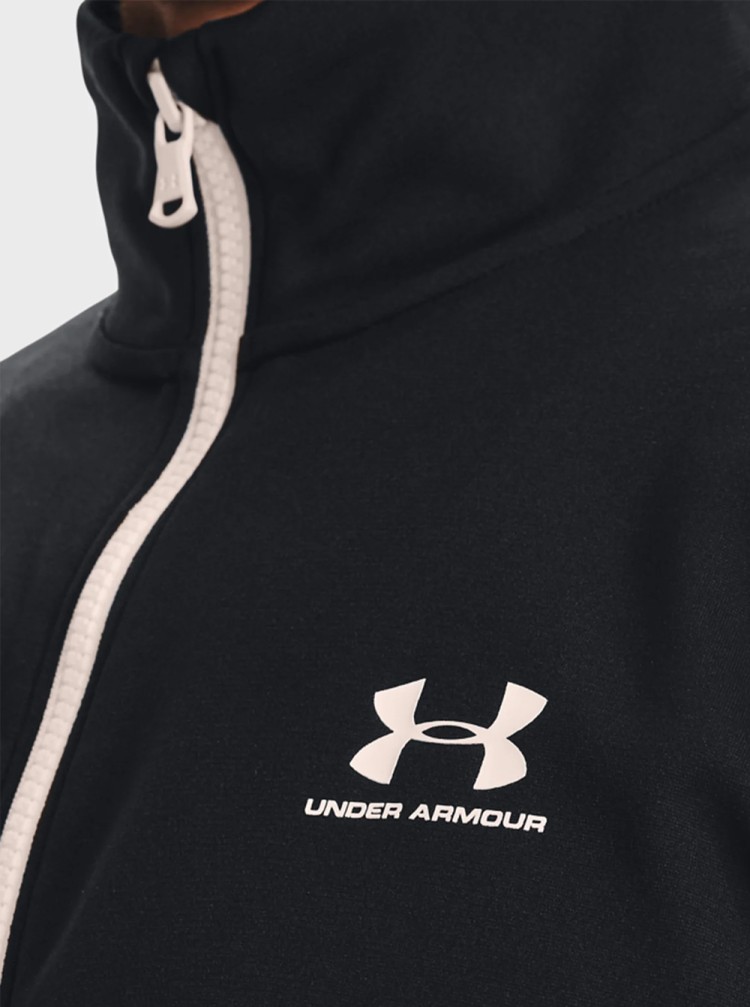 Толстовка чоловіча Under Armour SPORTSTYLE TRICOT JACKET чорна 1329293-002 изображение 5