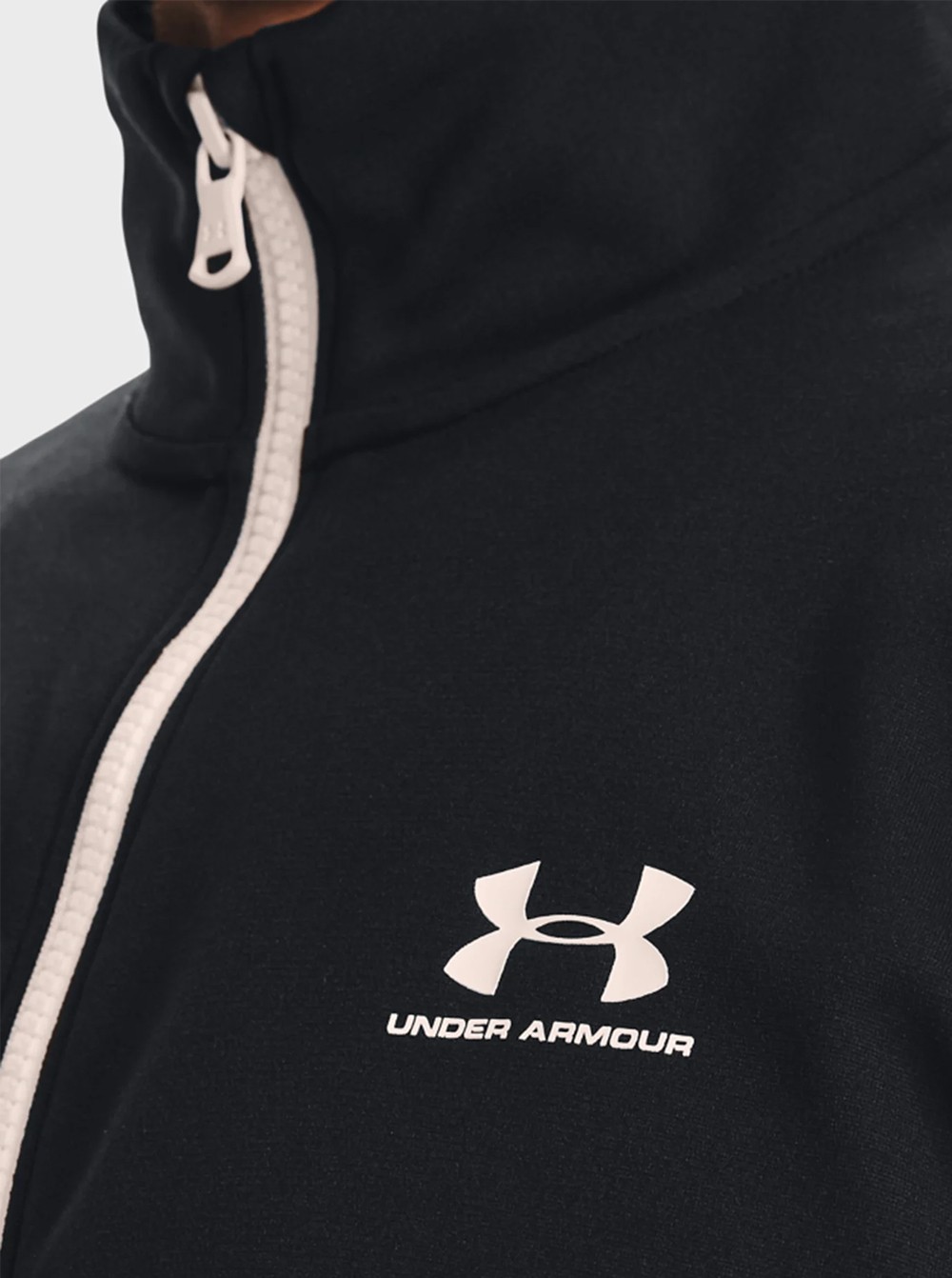 Толстовка чоловіча Under Armour SPORTSTYLE TRICOT JACKET чорна 1329293-002 изображение 11