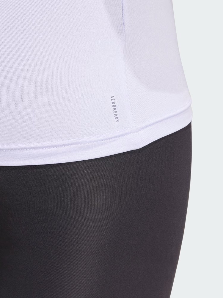 Футболка жіноча Adidas TR-ES MIN T фіолетова JC9564 изображение 6
