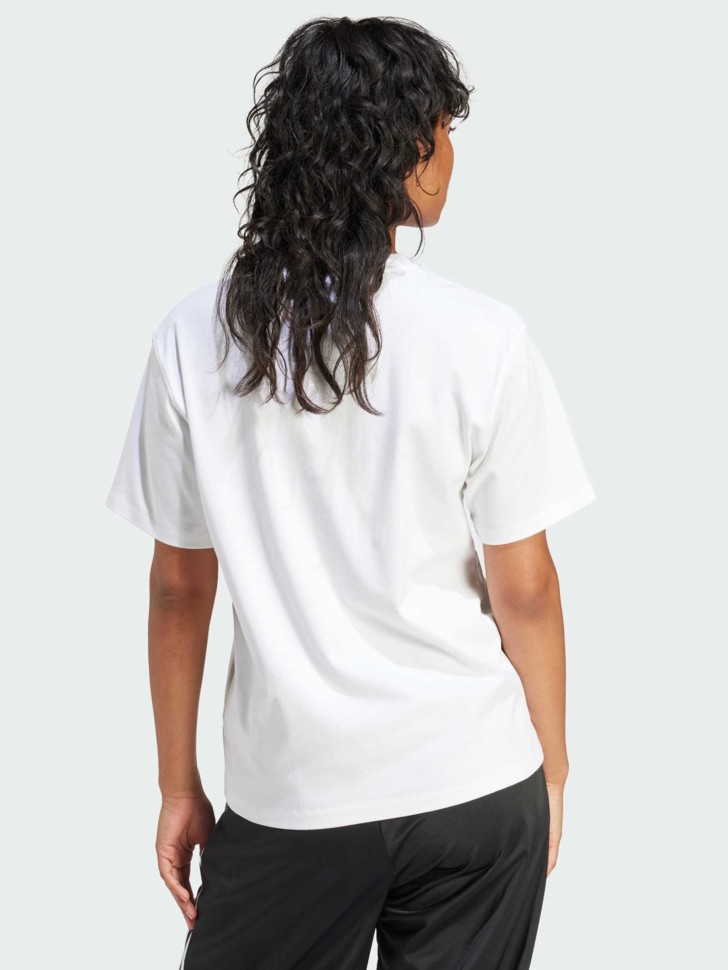 Футболка жіноча Adidas TREFOIL TEE біла IR9534 изображение 3