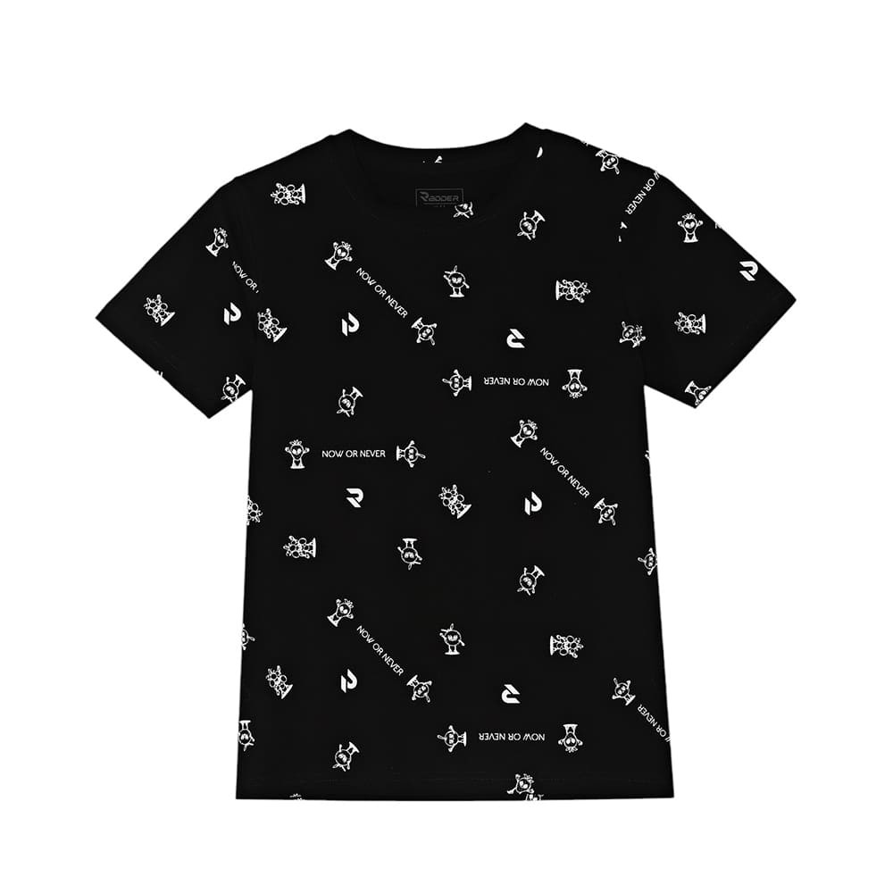 Футболка детская Radder Maputo черная 442561-010