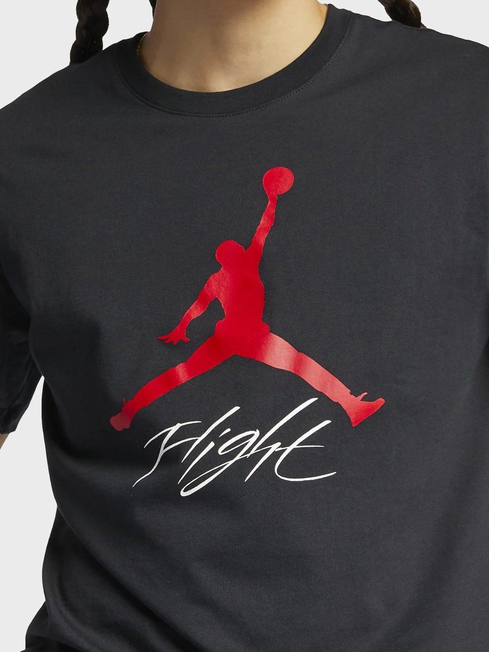 Футболка чоловіча Nike JUMPMAN FLIGHT HBR TEE чорна AO0664-010 — фото 6