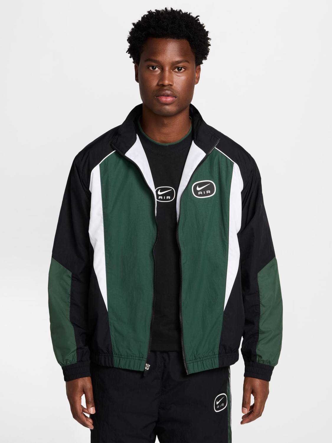 Вітрівка чоловіча Nike M NSW SW AIR TRACKTOP WV чорна HM0167-011 изображение 2