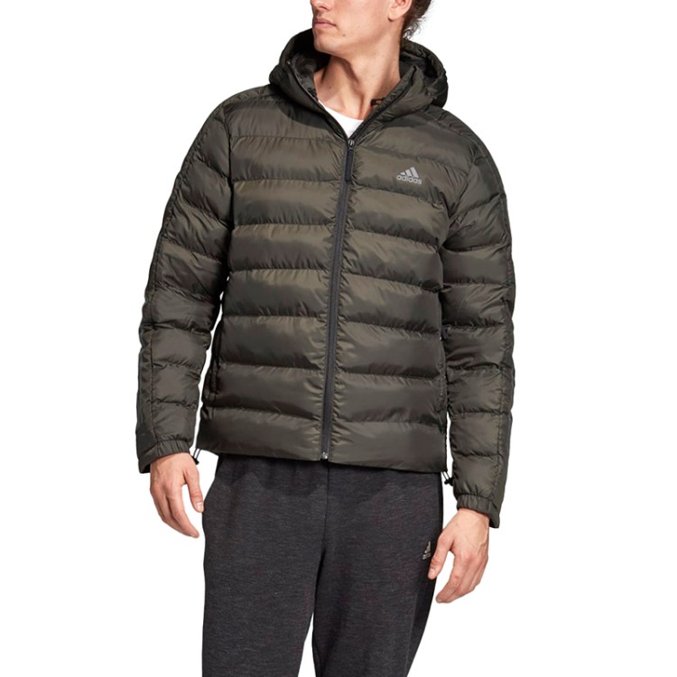 Куртка мужская Adidas Itavic 3-Stripes 2.0 оливковая DZ1410 изображение 3