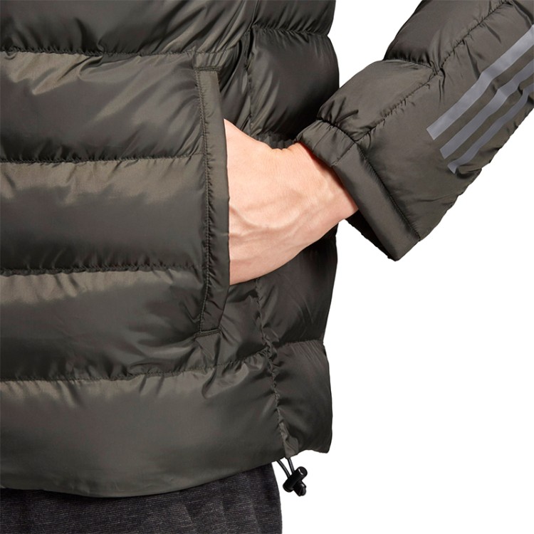Куртка мужская Adidas Itavic 3-Stripes 2.0 оливковая DZ1410 изображение 5