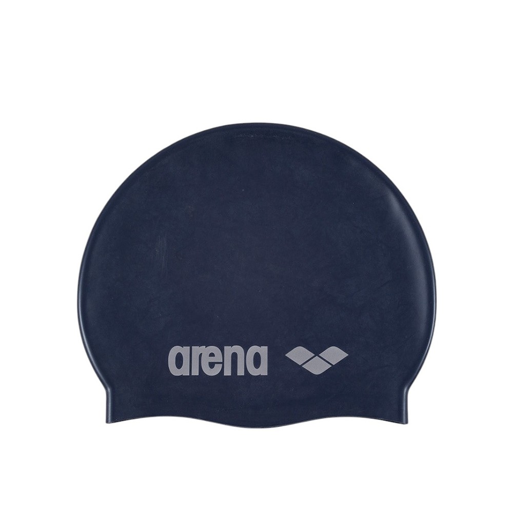 Шапочка для плавания детская Arena CLASSIC SILICONE JR темно-синяя 91670-071