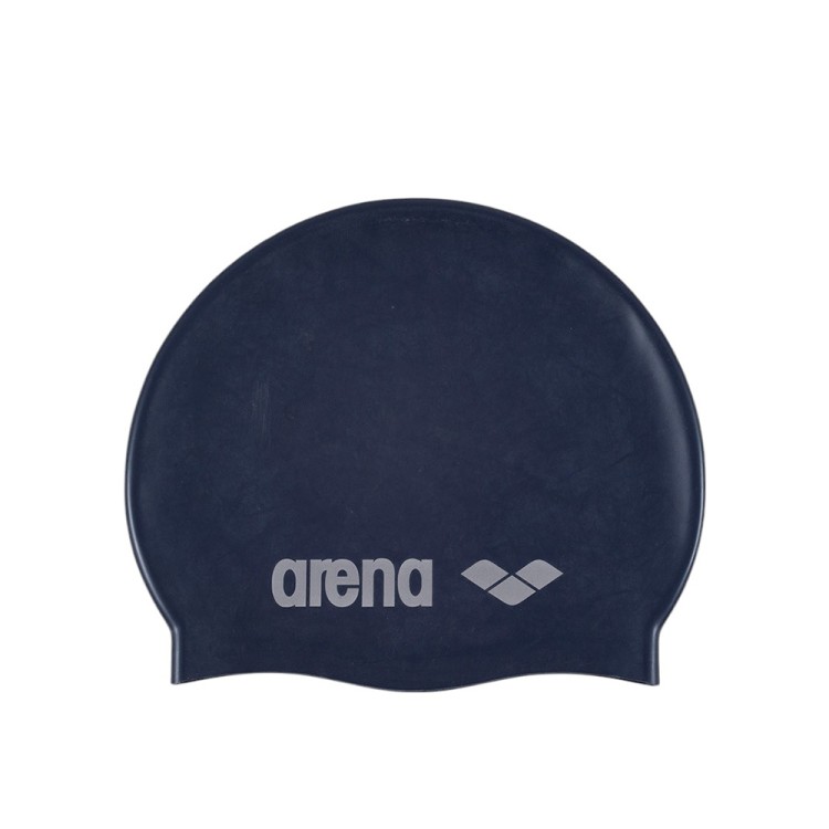 Шапочка для плавания детская Arena CLASSIC SILICONE JR темно-синяя 91670-071