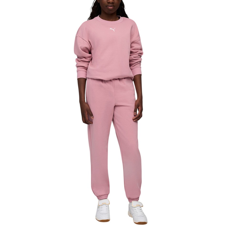 Костюм дитячий Puma Loungewear Sweat Suit рожевий 68972765 — фото 1